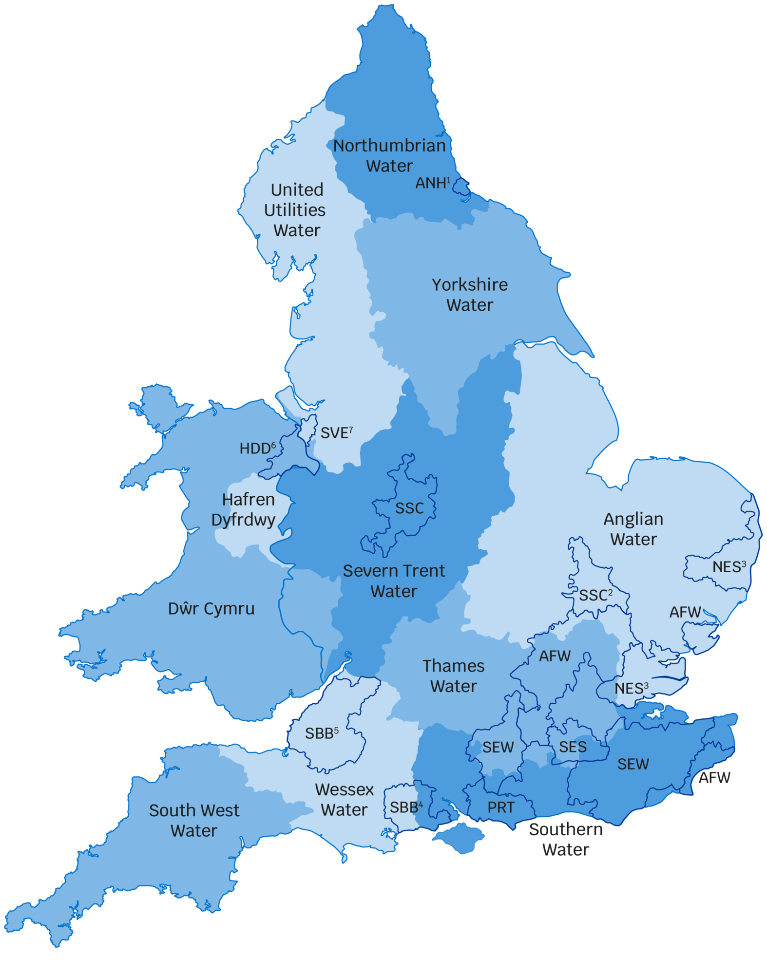 This map shows which water wholesaler supplies